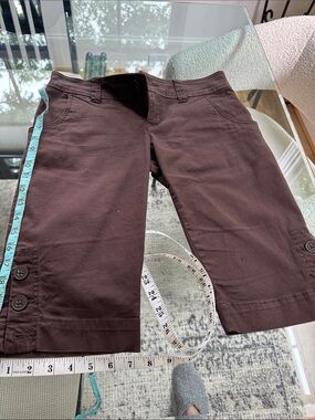Mossimo Supply Co. Brown Pants with Red Label Details